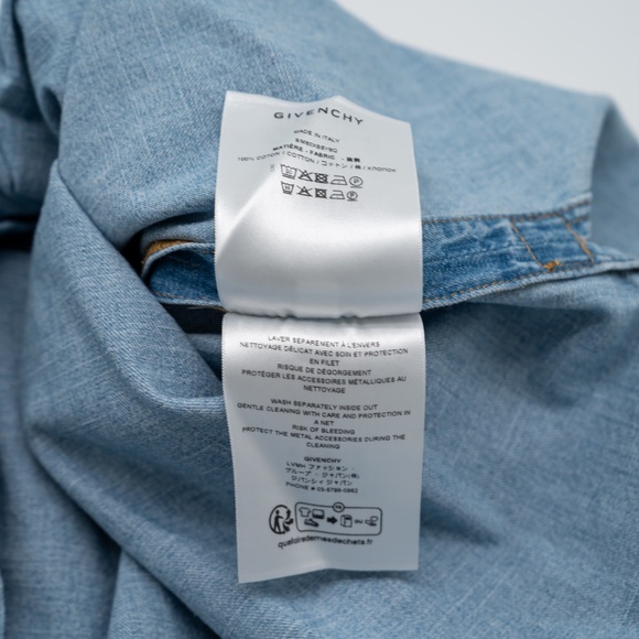 size XL Givenchy Blue Denim Shirt Button - Picture 7 of 7